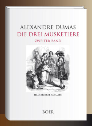 Dumas Roman »Die drei Musketiere« wurde 1844 veröffentlicht und ist der erste Teil einer Trilogie über d'Artagnan und seine drei Freunde Athos, Porthos und Aramis, die zu den Musketieren der Pariser Garde gehören. Die Folgebände heißen »Zwanzig Jahre danach« und »Der Vicomte von Bragelonne oder Zehn Jahre später«. Die Trilogie spielt in der Zeit Richelieus und Mazarins, und ist ein spannendes Sittengemälde des 17. Jahrhunderts, voller Intrigen, Verwicklungen und Kämpfe.