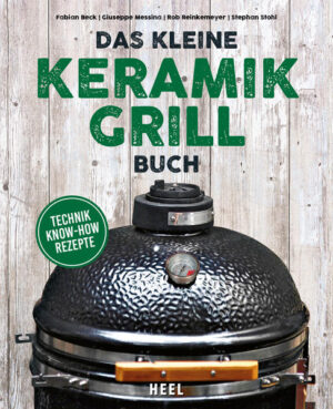 Das ultimative Einsteigerbuch zum Keramikgrill Das Buch zum Keramikgrill-Kauf. Dieses handliche, kompakte und preiswerte Buch vermittelt alles Wissenswerte rund um das Grillen mit dem Kamado. So schön seine Optik, so vielseitig sind auch seine BBQ-Qualitäten, denn der Keramikgrill kann nahezu alles. Grillen, Smoken, Backen, Kochen, Dörren - kein Problem mit dem edlen Stück. Allerdings ist die Handhabung etwas aufwändiger als bei einem Kugelgrill und bedarf einer Einführung. Dieser Ratgeber liefert genau dies und eignet sich für Kamado-Einsteiger und all diejenigen, die überlegen, sich einen Keramikgrill anzuschaffen. - Die wichtigtsten Infos zur Technik, Funktionsweise und Handhabung - Überblick über alle Facetten des BBQ-Tausendsassas - Rezepte von Keramikgrill-Experten Die leckeren Rezepte der Autoren (die "Keramischen Vier") machen Lust auf das Grillen mit dem High-End-Grill. Von einfachen bis zu anspruchsvollen und ambitionierten Gerichten ist für jeden etwas dabei: Flat Iron mit karamellisierten Tomaten, Rinder-Ribs mit Cola und Zimt oder Wildentenbrust mit gesmokter Sellerie und Kräuterseitlingen - dazu die ansprechende Fotos der Gerichte lassen einem das Wasser im Mund zusammenlaufen. Fazit: Eine wirklich sinnvolle Investition und eigentlich unverzichtbar, wenn Sie mit dem Kauf eines Keramikgrill liebäugeln. Und für alle diejenigen, die sich gerne vom Keramik-Fieber infizieren lassen möchten, ist die Keramikgrill-Bibel "Keramisch Grillen in Perfektion" aus dem HEEL Verlag zu empfehlen. Ebenfalls von den "Keramischen Vier", Fabian Beck, Giuseppe Messina, Rob Reinkemeyer und Stephan Stohl, verfasst, ist dieses 230 Seiten starke, kreative Grill- und Kochbuch mit vielen abwechslungsreichen und ungewöhnlichen Rezepten ein hochwertiger Prachtband zum Schwelgen und Schmökern!