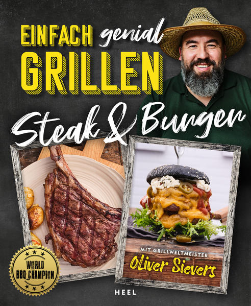 Die Burger-Bibel und das Steak-Paradies für wahre Liebhaber: Einfach genial, welche Köstlichkeiten Oliver Sievers sich für sein neuestes Werk wieder ausgedacht hat! Gemeinsam mit seinem Team, den BBQ-Wieseln, heimste der Grillautor und Seminarleiter internationale Preise ein und konnte sich sogar den heißbegehrten Titel des BBQ World Champion sichern. Seine geballte Expertise lässt er nun einmal mehr in ein Buch fließen und präsentiert darin die Klassiker auf dem Grill: Steak & Burger. Ob mit knusprigem Bacon verfeinertes Rumpsteak oder mit würzigem Käse gefüllte Burger-Patties - Oliver Sievers liefert ein Spitzenrezept nach dem nächsten, so dass einem bereits beim Lesen das Wasser im Mund zusammenläuft: Von Spicy Shrimp Burger über Wagyu-Umami-Burger bis zum Surf & Turf - hier kommen Burger-Novizen und -Professionals ins Schwärmen. Für Steak-Fans bietet der geniale Griller Sievers Ausgefallenes und Klassisches mit Gelinggarantie: Schmetterlingssteak, Skirtsteak, Flanksteak , Flat Iron, Hanging Tender oder T-Bone gefällig? Alles garniert mit leckeren Beilagen! Wie grille ich das perfekte Rumpsteak, ohne es zu einer Schuhsohle verkommen zu lassen? Wie werden meine Burger-Patties saftig und würzig, statt trocken und hart? Und welche Gewürze eignen sich für welches Fleisch am besten? Hier lernt der Leser alle Tipps und Tricks vom Profi himself, verpackt im attraktiven Paket für nur 9,99 €. Also ran an die Grills, fertig und los! - Rund 50 Rezepte für nur 9,99 €! - Inklusive 20 Rezepten für leckere Rubs, Saucen und perfekte, selbst gebackene Buns vom Black - Bun bis Brioche Bun! - Geniale Fotos! - Minimaler Aufwand für maximalen Genuss!