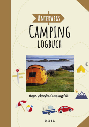 Hier ist dein Camping-Logbuch! Tag für Tag gibt es neue Erlebnisse, neue Eindrücke, an die man sich gern erinnert. Dieses hochwertig gestaltete Logbuch mit Ausstanzung und Lesebändchen bietet reichlich Raum für Notizen, für eingeklebte Fähren- und Eintrittskarten, für Fotos, Stempel und vieles mehr. Mit wertvollen Tipps unserer Camping Experten ist es ein perfekter Begleiter für Camper, Wohnwagen, Van- oder Zelt-Urlauber. In Deinem Camping-Logbuch kannst Du Deine schönsten Strecken und Reiseziele festhalten, damit du dich später daran erinnern kannst. Du warst auf einem tollen Campingplatz, weißt aber nicht mehr, welcher das genau war? Ab jetzt kannst Du alle Infos in Deinem Logbuch eintragen: Reisetage, Entfernungen, Wetter, Camping- und Stellplatzinfos, Highlights Deiner Reise, sehenswerte Orte und Aktivitäten, Tipps und Infos für den nächsten Reisetag, persönliche Gedanken und Erinnerungen. Ob mit dem Camper, Reisemobil oder Wohnwagen - Das Camping-Logbuch ist der ideale Begleiter für jeden Roadtrip! Und das perfekte Geschenk zum Geburtstag oder Weihnachten für alle Camping-Fans!