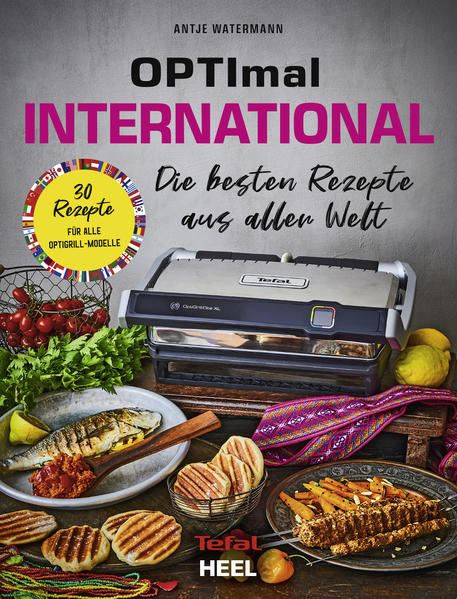 Saftiges Lamm-Kebab aus Afrika, würzige Dim Sum aus Asien, knusprige Tortillas aus Südamerika - der OptiGrill aus dem Hause Tefal kann so viel mehr, als nur die immergleiche Bratwurst in köstliches Grillgut zu verwandeln. Gehen Sie mit diesem Buch auf eine Reise um die Welt und entdecken Sie 30 fantastische Rezepte aus sechs Kontinenten, die jeden eintönigen Speiseplan so richtig aufpeppen. Internationale Küche muss nicht kompliziert sein und mit dem OptiGrill wird diese Herausforderung zum Heimspiel. Die ausgefallenen Rezepte aus der ganzen Welt sind für alle OptiGrill-Modelle geeignet. Fazit: Für nur 9,99 € bietet dieses kompakte Kochbuch ein tolles Preis-Leistungs-Verhältnis: 30 Rezepte mit den leckersten Gerichten rund um den Globus und dazu viele schöne und appetitanregenden Foodfotos.