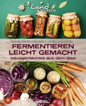 Fermentierte Lebensmittel gibt es seit der frühesten Vorgeschichte. Sie haben es der Menschheit ermöglicht, die schlimmsten Mangelerscheinungen, Hungersnöte und Epidemien zu überleben. Fermentierte Lebensmittel und Getränke bieten eine Fülle von gesundheitlichen Vorteilen. Tatsächlich verbessert die Fermentation die Verdaulichkeit von Lebensmitteln. Sie macht Mineralien besser verwertbar. Sie zerstört bestimmte schädliche Substanzen. Sie reduziert die Laktose und ermöglicht eine bessere Aufnahme von Gluten. Sie produziert Antiseptika, die uns vor Krankheitserregern schützen. Und vor allem reichert sie die Nahrungsmittel mit Vitaminen, Aminosäuren und Probiotika an, die für das reibungslose Funktionieren unseres Darms und unseres Immunsystems so wertvoll sind. Food-Journalistin Marie-Claire Frédéric zeigt, wie einfach köstliche Getränke und lange haltbare Nahrung hergestellt werden können. Von Gemüse und Saucen über Milchprodukte bis zu Limonaden und Kombucha. Lassen Sie sich inspirieren von den leckeren Rezepten - von koreanischem Kimchi, über Butternut-Kürbis mit Salbei bis hin zu Indian Tonic mit Kurkuma oder Holunder-Champagner. Fermentieren ist sowohl ökologisch wertvoll als auch ökonomisch sinnvoll. Mit diesem Buch gelingt auch Einsteigern das Fermentieren einfach und mühelos: Alle einzelnen Schritte sind sehr gut und detailliert beschrieben, eine übersichtliche Tabelle hilft bei Problemen, die beim Fermentieren auftauchen können mit einer kurzen Erklärung der Ursachen und bietet in der dritten Spalte die praktischen Lösungen. Einkochen, Einmachen und Fermentieren ist in! Legen Sie los und machen sich leckere und gesunde Vorräte einfach selber!