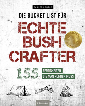 Dieses Buch vereint gleichermaßen eine detailliert und fachmännisch zusammengestellte Auflistung von Must-Dos für Outdoor-Enthusiasten und wichtige Tipps, Ratschläge und überlebenswichtige Handreichungen für dein nächstes Abenteuer in der Natur. Welche Grundausstattung solltest du immer im Rucksack dabeihaben? Welches Messer, welche Axt oder Säge eignet sich am besten für die jeweilige Schneidearbeit? Was gehört zur optimalen Ausrüstung für dein Biwak und wie kannst du dir ein Stück Wald-Abenteuer nachhause holen, wenn das Wetter mal nicht mitspielt? Jäger, Biologe, Outdoor- und Bushcraft-Experte Carsten Bothe hat in dieser Bucket List nicht nur spannende, inspirierende und abwechslungsreiche Anregungen für das Outdoor-Abenteuer im Hinterland zusammengestellt, die Bucket List vermittelt echtes Wissen: Nach den Themengebieten Ausrüstung, Skills, Schnitzen, Rezepte und Monatsaufgaben mit Übernachtung gegliedert und nach Wichtigkeit sortiert, bereitet sie dich perfekt auf den nächsten Outdoor-Trip vor, sodass du ihn optimal gerüstet genießen kannst. Denn Bushcraft ist mehr als nur ein Hobby, es ist Spannung und Entspannung gleichermaßen, Büroflucht, Trapperromantik, Handwerk, Naturwissen und vieles mehr.