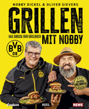 Es geht um die Wurst und noch viel mehr in 09 Kapiteln! Halbzeit-Grillen oder Trainingslager? Spezieller BVB-Burger oder Stadionwurst de luxe? Dieses Grillbuch vereint alles von der Ausrüstung über Leckereien, die man gut vorbereiten kann, bis hin zu deftigen Genüssen, die nur wenige Minuten zur Zubereitung benötigen. So wird Grillen zum Teil des Spiels. Natürlich immer gern mit Bezug zu BVB und Region. In etwa so werden die 09 Kapitel aussehen: TRAININGSLAGER: Kleine Grillkunde, außerdem: Saucen, Salate, Brote WARM-UP: Vorspeisen, Starters, Fingerfood HINRUNDE: Burger und Wurst in traumhaften Kombinationen RÜCKRUNDE: Spare Ribs, Steak und Meer vom Feinsten ALLES IN 09 MINUTEN: Leckereien, die garantiert in einer Halbzeitpause fertig werden CHAMPIONS LEAGUE: Europäische Klassiker auf dem Grill DER POKAL HAT SEINE EIGENEN GESETZE: vegetarische Crossover-Spezialitäten K.O.-PHASE: Heiße Desserts vom Grill FINALE: Mitternachtsgrill