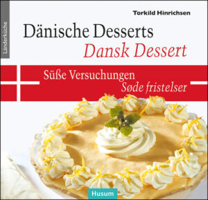 Früchte, Zucker, Milch, Sahne und Eier sind die Zutaten zu dänischen Desserts. Wie sie entstanden sind und wie sie zubereitet wurden, beschreibt Torkild Hinrichsen in diesem Buch. Eine einzigartige Sammlung familiärer Rezepte, gespickt mit Geschichten und alten Familienfotos, gibt Einblicke in alte dänische Kochtraditionen der vergangenen 200 Jahre. Unter den Rezepten befinden sich sowohl Klassiker als auch außergewöhnliche Erfindungen wie etwa „Dansk Æblekage“ (Dänischer Apfelkuchen), „Eventyr Rand“ (Märchen-Auflauf), „Heksenes Æbelsne“ (Apfelschnee der Hexen) oder „Muldvarpeskud“ (Maulwurfshaufen). Hinrichsen kommentiert die Rezepte und lässt den Leser einen Blick in die Küchen der Vergangenheit werfen. Der Speiseplan war geprägt vom örtlichen Nahrungsmittelangebot. So entstand über Generationen ein Schatz an Rezepten, mit denen aus einfachen Zutaten und mit ausreichend Zeit köstliche Desserts hergestellt werden können, die bis heute den wechselnden Jahreszeiten folgen und damit nicht nur den Festessen im Jahreslauf den krönenden Abschluss geben. Selbst zubereitet, werden diese Desserts auch heute manch einen Gast fragen lassen: „Må jeg bede om opskriften?“ - „Darf ich um das Rezept bitten?“