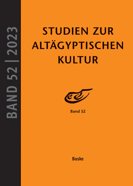 Studien zur Altägyptischen Kultur Band 52 | Jochem Kahl