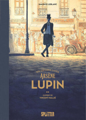 Arsène Lupin, der Gentleman-Dieb, ist der charmanteste Verbrecher Frankreichs! Mit Witz und Wagemut gelingt ihm jeder Coup, keine Mühen scheut der Pariser Gauner, um der Bourgeoisie ein Schnippchen zu schlagen und die plumpe Polizei an der Nase herumzuführen! In Frankreich hat die Figur Arsène Lupins von Autor Maurice Leblanc einen festen Platz in der Nationalliteratur und erfreut sich seit über hundert Jahren ungebrochener Beliebtheit. Dass ein Zeichner vom Kaliber eines Vincent Mallié (»Der große Tote«, »Tenebrae«) sich dem Meisterdieb widmet, wurde höchste Zeit! Neun herrlich illustrierte Kurzgeschichten lassen uns die zeitlosen Abenteuer des Meisterdiebs neu entdecken und tief in die Atmosphäre Frankreichs zur Jahrhundertwende eintauchen.