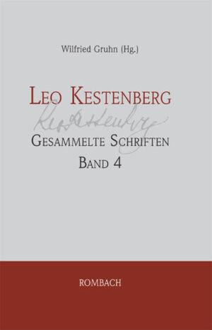 Leo Kestenberg Gesammelte Schriften | Bundesamt für magische Wesen