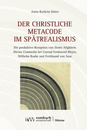 Warum noch Dantes Divina Commedia, Summa des Mittelalters und katholisch- christliches Heilsepos, in einem sich als vollständig säkularisiert begreifenden Literatursystem? Die Studie zeigt, wie die Autoren des Spätrealismus die fragmentarische Aneignung von Dantes Werk und die säkulare Replik auf diesen in den Vordergrund stellen. Der Rekurs auf Dante avanciert zum Spiel mit scholastischen Utopien und zum Metacode einer sich selbst verzehrenden bürgerlichen Gesellschaft. Mit gleichzeitigem Bezug auf außerliterarische Wissenssysteme legt das Buch die ungebrochene Produktivität der dantesk- christlichen Raumdarstellungen und die poetisch- realistische Nacherzählung der grenzüberschreitenden Lebenswanderung durch die drei Jenseitsreiche offen.