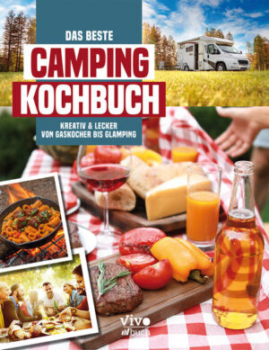 Wer im Freien mit Rucksack und Zelt oder mit dem Wohnmobil unterwegs ist, muss auf schmackhafte, abwechslungsreiche und gesunde Kost nicht verzichten. In diesem reich illustrierten Band finden Sie leckere Rezepte für Campingkocher, Grill, Herd und Backofen von der schnellen Outdoor-Küche bis zum üppigen Mahl beim luxuriösen Glamping. Hinzu kommen praktische Tipps und Tricks, die Ihnen je nach Bedarf das Outdoor-Kochen erleichtern: vom passenden Kochgerät über das richtige Zubehör, die geeigneten Lebensmittel bis zur Reinhaltung der Umwelt und der Müllvermeidung vor Ort. Das Camping-Kochbuch hilft Ihnen bei der Vorbereitung Ihrer Tour und liefert Ihnen viele Ideen, wie Sie mit wenig Aufwand köstliche Gerichte zubereiten können.