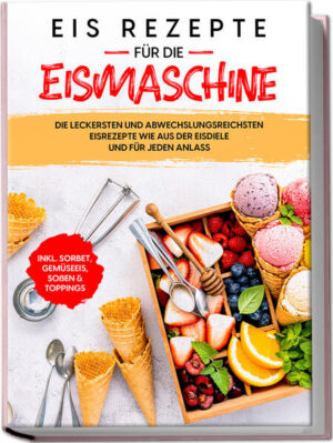 Eiskaltes Vergnügen für heiße Tage: Abwechslungsreiche, kreative und einzigartig leckere Erfrischungsvielfalt aus der Eismaschine Der Sommer lacht, die Temperaturen klettern nach oben, Sie liegen gemütlich im Liegestuhl und blinzeln in die Sonne - was fehlt da noch, um den Moment perfekt zu machen? Richtig! Eine ordentliche Portion köstlich erfrischendes Eis und das am besten selbstgemacht. Wie Ihnen das in der heimischen Küche kinderleicht gelingt, das zeigt Ihnen die riesige Rezeptvielfalt in diesem Buch. Ob Milcheis, Sorbet oder vegane Schlemmereien - ab sofort können Sie Ihre Lieblingssorte jederzeit aus der Maschine zaubern! Vanille, Schokolade, Erdbeere - schon die heißgeliebten Klassiker aus Kindertagen zaubern den meisten Menschen ein glückliches Lächeln ins Gesicht, aber die letzten Jahre haben aus der Eistheke eine wahre Gourmetlandschaft gemacht. Ob Krokant, Kurkuma, Champagner, Pekannuss, Basilikum, Toblerone oder gar Chicorée, kaum eine Zutat, die sich nicht in eine köstliche Schleck-Erfrischung verwandeln lässt. Und wer sich solche Genüsse gerne öfter gönnt, der braucht dafür gar nicht extra in die Eisdiele gehen, sondern kann sich die unterschiedlichsten Sorten nach Herzenslust zuhause zubereiten. Das klingt verlockend, aber nach ziemlich viel Aufwand? Die Zeiten sind zum Glück vorbei! Denn modernen Eismaschinen können Sie getrost den Großteil der Arbeit überlassen und viele Köstlichkeiten sind in weniger als einer Stunde fertig. Worauf es bei der Gerätauswahl und -pflege ankommt, wie Sie perfekte Ergebnisse erzielen und mit welchen Variationsmöglichkeiten Sie gelingsicher kreativ werden können, das erfahren Sie in diesem Rezeptbuch. Vor allem aber stöbern Sie hier durch eine verführerische Auswahl, die von Klassikern über vegane Varianten, exotische Sorbets und internationale Köstlichkeiten bis hin zu außergewöhnlichem Gemüseeis reichlich Genuss für jeden Geschmack bietet. Cremige Klassiker: Feines Milcheis wie Schokoladeneis, Milcheis mit Karamellsauce oder Buttermilch-Eiscreme mit Zitrone begeistert große und kleine Eisfans. Pflanzliche Erfrischung: Vegane Varianten wie Kurkuma-Ingwer, Papaya oder Sahneeis mit weißer Schokolade garantieren Genussmomente für alle Ansprüche und Geschmäcker. Nussiges & Fruchtiges:Walnuss, Macadamia mit Eierlikör, Wassermelone oder Pfirsich mit Joghurt bringen Abwechslung in die sommerliche Schlemmerei. Erfrischung pur: Feine Sorbets und Parfaits wie Rhabarbersorbet, Basilikum-Parfait oder Champagner-Orangen-Sorbet liefern die perfekte Mischung aus Abkühlung und Genuss. Kulinarische Sommerreise: Mit internationalen Spezialitäten wie Lucuma-Eis, Leche Merengada oder schwarzes Sesam-Eis genießen Sie schon im eigenen Garten aufregendes Urlaubflair. Die erfrischende Schleck-Auswahl in diesem sommerlichen Rezeptbuch sorgt dafür, dass Sie in puncto Erfrischung nie wieder auf dem Trockenen sitzen. Ganz gleich, ob Sie Fans der Klassiker sind, es exotisch und außergewöhnlich mögen oder gerne einfach immer wieder etwas völlig Neues ausprobieren - hier werden Sie in jedem Falle fündig.