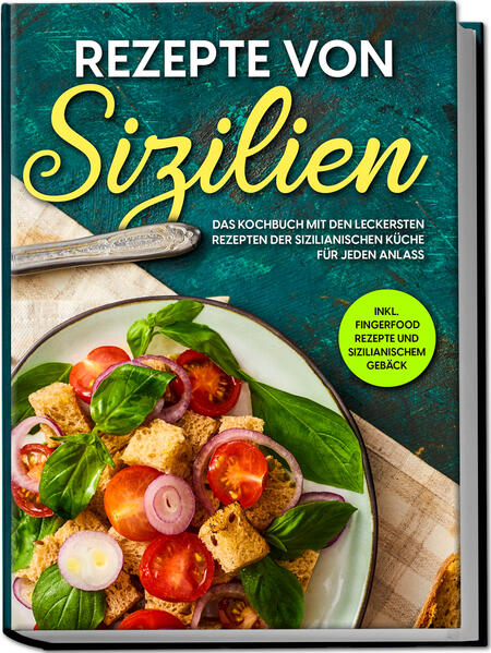 Die sizilianische Küche: Holen Sie sich mit unvergleichlich köstlichen Rezepten das einzigartige Urlaubsflair Siziliens auf den Tisch Blaues Meer, vielfältige Kultur, eine jahrtausendealte Geschichte und im Hintergrund der Ätna - so sieht das typische Sizilienbild aus, doch das wahre Gesicht der Insel zeigt sich woanders: Nämlich in den sizilianischen Küchen, die mit unvergleichlichen Genüssen verführen und einzigartigen kulinarischen Reichtum hervorbringen. Und das Beste daran? Die Speisen sind zwar herrlich köstlich und raffiniert, aber Sie müssen kein Kochkünstler sein, um sie auch auf dem heimischen Herd zuzubereiten. Wie Sie sich den unverwechselbaren Geschmack des sizilianischen Dolce Vita ganz unkompliziert auf den Teller zaubern, zeigt Ihnen dieses Kochbuch. Capretto al forno, Polpette die melanzane oder Frutta martorana - schon die Namen der Gerichte klingen nach unbeschwerten Urlaubstagen und wecken Sehnsucht nach ganz besonderen Momenten. Und die liefert die sizilianische Küche reichlich, denn unter den jahrhundertelangen Einflüssen von Römern, Griechen & Co. hat sich eine kulinarische Tradition herausgebildet, die ihresgleichen sucht. Schmackhaft, abwechslungsreich, überraschend und dabei auch noch gesund sind die vielfältigen Leckereien Siziliens und so findet sich in dieser Rezeptsammlung eine Riesenauswahl für jeden Geschmack. Ob leichte Fischgerichte, würziges Gemüse, raffinierte Vorspeisen oder deftiges Fleisch - hier kommen Vegetarier genauso wie Fleisch- und Fischfans voll auf ihre Kosten und die verführerischen Dolci sorgen bei Naschkatzen für strahlende Augen. Dank einfach nachzukochender Anleitungen und nützlicher Informationen zu authentischen Zutaten gelingen die Schlemmereien auch ungeübten Köchen auf Anhieb und sorgen für Top-Ergebnisse. Also schnappen Sie sich Ihren Kochlöffel und schicken Sie Ihren Geschmackssinn auf eine unvergleichliche Genussreise! Köstliche Kleinigkeiten: Ob als Vorspeise oder Snack, gefüllte Artischocken, sizilianische Bruschetta, Cannoli mit Ricottafüllung oder sizilianische Buletten schenken Genussmomente für den kleinen Hunger. Sizilianischer Morgen: Probieren Sie Frühstücksideen wie Teigröllchen mit Ricottacreme, sizilianische „Calzone“ oder die Kaffeevariante Granita al caffé und tanken Sie mediterrane Energie für den Tag. Hauptgerichte mit Fisch und Fleisch: Schwertfisch-Agghiotta, gefüllte Fleischrouladen, Huhn mit Reis oder Frikadellen aus Thunfisch und Kartoffeln liefern die ganze Vielfalt sizilianischer Speisetradition. Herzhafte Veggie-Schlemmereien: Bei Ricotta-Ravioli mit Artischocken und Safran, Parmigiana mit Zucchini oder weißer Lasagne mit Pilzen finden sich echte Geschmacks-Highlights für alle Vorlieben. Süße Leckereien: Gönnen Sie sich zum Dessert Verführung pur mit sizilianischer Zuccata, Keksen aus Mandelpaste oder Orangenkuchen. Dieses liebevoll erstellte Kochbuch bringt Ihnen die Sonne Siziliens im Handumdrehen auf den Tisch und zeigt Ihnen ungeahnte Genüsse für jeden Anlass. Ob Sie bereits Fan der italienischen Küche sind, in tollen Urlaubserinnerungen schwelgen möchten oder einfach Ihren kulinarischen Horizont erweitern - diese Rezepte sorgen für Abwechslung, Neues und richtig viel Geschmack.