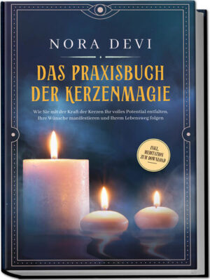 Die faszinierende Welt der Kerzenmagie: Ihr unkomplizierter Weg zu innerer Ausgeglichenheit, Kraft und mehr Mystik im Alltag Sie sind sich sicher, dass es im Leben mehr gibt als nur die Nüchternheit von Zahlen, Computern und Faktenwissen? Sie wissen, dass in jedem Menschen ein unerschöpfliches Potential an Magie liegt und das möchten Sie selbst auch endlich entfalten können? Deshalb suchen Sie nach einer einfachen Möglichkeit, die magische Energie in sich zu entdecken und konkret für Ihr Wohlbefinden zu nutzen? Dann ist Kerzenmagie Ihr perfekter Weg zu mehr Zauber im Alltag und dieses Buch zeigt Ihnen, wie das geht! Ob Taufe, alte germanische Bräuche, buddhistische Zeremonien oder Sommersonnwende: Feuer und Kerzen spielen in allen Kulturen eine mächtige Rolle und zahlreiche Rituale sind ohne das geheimnisvolle Flackern nicht denkbar. Die Kraft und Symbolik der Kerzen ist der Menschheit seit Jahrtausenden ganz selbstverständlich vertraut und so können auch Sie die uralten Mächte ganz einfach in Ihr modernes Leben zurückholen. Denn Kerzenmagie ist für jedermann anwendbar, kinderleicht zu erlernen, verlangt keinen großen Aufwand und lässt sich jederzeit an Ihre persönlichen Bedürfnisse anpassen. Nutzen Sie Kerzen in Manifestationen für Reinigung, mentale Klarheit, Liebe, Lebensaufgaben und vieles mehr und entdecken Sie in diesem Buch, wie Sie Ihre perfekten Rituale entwickeln. Mit Mystik und Magie haben Sie kaum Erfahrung? Keine Sorge, denn gerade die Kerzenmagie eignet sich ideal für jeden, der zum ersten Mal mit seinen magischen Fähigkeiten in Kontakt treten möchte und die leicht verständlichen Anleitungen und Erklärungen machen Ihnen den Einstieg zum Kinderspiel! Grundkurs Kerzenmagie: Erfahren Sie in Kürze das Wichtigste über Grundsätze der Magie, die Besonderheiten der Kerzenmagie sowie unterschiedliche Kerzen und machen Sie sich mit Ihren eigenen Energien vertraut. Wünsche & Manifestationen: Lernen Sie mit Visualisierung, Energieaufbau, Deutung & Co. die einzelnen Schritte des Kerzenrituals kennen und führen Sie Ihre erste eigene Zeremonie durch. Level- Up mit Räuchern: Mit komplexeren Räucher- und Kerzenritualen nehmen Sie gezielt und wirksam Themen wie „Liebeskummer bekämpfen“, „Erfolg im Job“, „Kontakt zu Ahnen“ oder „Alpträume loswerden“ in Angriff. Sternzeichen & innerer Kompass: Entdecken Sie, wie Sie Kerzenrituale im Einklang mit Sternzeichen einsetzen und nutzen Sie besondere Zeremonien für Fragen nach dem Lebensweg sowie Lebens- und Lernaufgaben. Dieser einfühlsame Ratgeber leuchtet Ihnen auf der Suche nach Ihrer eigenen magischen Persönlichkeit und zeigt Ihnen die unendliche Kraft der Kerzenmagie. Mit zusätzlichen Bonusmaterialien zu Jahreszeiten und besonderen Festtagen geleitet es Sie außerdem durch den ganzen Jahreskreis und hilft Ihnen, jeden Tag mit Harmonie, Klarheit und innerer Ruhe zu füllen.