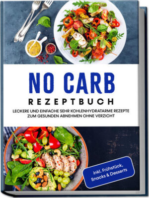 No Carb-Kochbuch: Rundum satt und mit Hochgenuss spielend leicht zur Traumfigur Sie träumen von der schlanken Linie, haben mit Typ-2-Diabetes zu tun oder möchten sich einfach leistungsfähiger und energiegeladener fühlen? So unterschiedlich diese Wünsche klingen, gibt es doch einen Königsweg, der fast wie nebenbei ganz einfach zum Ziel führt: No Carb-Ernährung - also minimale Kohlenhydrate bei maximalem Geschmack. Und wie Sie die passenden Leckereien ganz unkompliziert auf den Teller zaubern, das zeigt Ihnen dieses Rezeptbuch! Die wenigstens Wunderkuren halten, was sie versprechen, bei No Carb ist das anders: Denn der weitgehende Verzicht auf Kohlenhydrate führt wissenschaftlich nachweisbar zur Ketose, bei der der Körper zur Energiegewinnung die Fettspeicher anzapft - et voilà, die ungeliebten Polster schmelzen! Positive Wirkung auf Insulin- und Blutzuckerspiegel machen die Diät zudem für Diabetiker, Aknegeplagte und viele weitere Menschen zum Volltreffer und auch, wer sich einfach gesünder und leistungsfähiger fühlen möchte, zieht mit No Carb die Trumpfkarte. Das klingt zwar vielversprechend, aber auch nach Langeweile und Einseitigkeit? Ganz und gar nicht! Denn das Beste an der Sache ist: Hungern und verzichten muss hier niemand, denn die abwechslungsreichen und sättigenden Rezepte verwandeln die Diät in eine Schlemmerkur. Gesunde Fette, jede Menge Protein, herzhafte Fleischgerichte, knackige Salate, würzige Aufläufe, raffinierter Fisch und jede Menge leckeres Gemüse lassen keine Genusswünsche offen und dank der kinderleichten Schritt-für-Schritt-Rezepte gelingen die Köstlichkeiten auch Ungeübten im Handumdrehen. Kompakt-verständliche Informationen rund um No-Carb sorgen außerdem dafür, dass Sie top informiert von Anfang an maximal von Ihrer neuen Ernährung profitieren. Energiekick am Morgen: Mit Proteinbomben wie Quark-Crêpes, Rührei mit Bacon oder Overnight-Seeds mit Beeren und Kokos starten Sie voller Power in den Tag. Salate, Suppen & Snacks: Köstlichkeiten wie Avocado-Thunfisch-Salat, Griechischer Salat, Hot-Chili-Suppe oder Paprika-Salami-Käse-Muffins eignen sich perfekt für den kleinen Hunger. Deftiges mit Fisch und Fleisch: Bei Fischfilet in Parmesan-Mandel-Kruste, Lachs mit Ofengemüse, schneller Hühnchen-Pfanne oder Rindergulasch wird wirklich jeder satt. Feines für Veggies: Vegetarier und Veganer kommen mit Low-Carb-Carbonara, Shakshuka, veganem Dönerteller oder Blumenkohlpizza voll auf ihre Kosten. Süße Glücksmomente: Sündig leckere Desserts wie Erdnuss-Mousse, Cheesecake-Muffins oder Keto-Mango-Creme sorgen für echte Genuss-Highlights. Mit der leckeren Rezeptvielfalt in diesem Kochbuch wird der Umstieg auf No Carb zum Kinderspiel und Sie begeben sich auf eine vielfältige Genussreise. Internationale Spezialitäten wie Than Ka Gai oder Seeteufel mit Vanille und Limette bringen zusätzlich Globetrotter-Flair in Ihre Küche und machen die Schlemmerei zum exotischen Abenteuer. Ob Hobbykoch, Gesundheits-Fan oder einfach neugierig auf Neues - hier werden Sie in jedem Fall reichlich fündig.