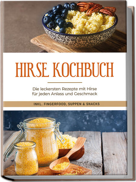 Hirse-Rezeptbuch: Köstliche und abwechslungsreiche Rezepte für die unscheinbaren Nährstoffbomben Hirse? Da winken viele Menschen ab - danke nein, kennt man als faden Brei aus Kindertagen. Doch damit wird den kleinen Körnchen gewaltig Unrecht getan! Denn tatsächlich läuft das dezent schmeckende Getreide in Kombination mit zahlreichen Leckereien zu geschmacklicher Höchstform auf und beschert ungeahnte Schlemmer-Erlebnisse. Wie Sie das unkomplizierte Superfood optimal in Szene setzen, entdecken Sie in dieser liebevoll zusammengestellten Rezeptsammlung! Der Ruf der Hirse ist zwar wenig glamourös, doch gerade in den letzten Jahren rückt sie zunehmend wieder in den Fokus der Ernährungs-Aufmerksamkeit. Und das aus guten Gründen: Ihre einzigartige Nährstoffbilanz macht sie nicht nur für Vegetarier und Veganer zu einem unverzichtbaren Lieferanten für hochwertiges Protein, Eisen, Ballaststoffe und zahlreiche Mineralstoffe. Auch als Partner für Verdauung und Gewichtsreduktion ist das Getreide unschlagbar und sorgt für langanhaltende Sättigung bei bestem Geschmack. Dazu punktet Hirse mit kinderleichter Zubereitung, vielfältigen Verwendungsmöglichkeiten und niedrigem Preis - höchste Zeit also, den unscheinbaren Körnchen die ganz große Bühne zu überlassen. Klingt gesund, aber eintönig? Keineswegs! Denn die Riesenauswahl an Rezepten kombiniert das Getreide auf abwechslungsreiche Art und Weise und sorgt für jede Menge geschmackliche Überraschungen. Probieren Sie würzigen Hirsesalat, entdecken Sie Hirse-Ziegenkäse-Auflauf oder verwöhnen Sie sich so richtig mit feiner Hirse-Creme mit heißen Kirschen - mit der passenden Kreation in jeder Genuss-Lage. Für Fleischfans, Veggies und Naschkatzen ist hier gleichermaßen viel geboten und dank einfach nachzukochender Schritt-für-Schritt-Rezepte sowie nützlicher Tipps, Tricks und Infos rund um das Getreide eignet sich die Hirse auch perfekt für Anfänger am Herd. Geballte Frühstücks-Power: Hirse-Joghurt-Brei mit frischen Beeren, Hirse-Nektarinen-Omelett, Hirse-Auflauf mit Quark und Apfel oder Hirse-Müsli mit Walnüssen liefern reichlich Energie für einen langen Tag. Vorspeisen, Snacks & Beilagen: Hirse-Bratlinge mit Käse, Snack-Kugeln, Hirse-Brokkoli-Salat oder Kürbis-Hirse-Suppe sind ideal für den kleinen Hunger. Satt mit Fisch & Fleisch: Gemüsepfanne mit Fisch, Hirselasagne mit Lachs, scharfer Hühnchen-Eintopf oder fruchtiges Lamm mit Hirse und Okraschoten sorgen für herzhaft-deftige Geschmackserlebnisse. Vegetarische-vegane Hauptgerichte: Hirse-Curry mit Champignons und Kokosmilch, vegetarisches Chili, Hirse-Gemüse-Bowl oder gefüllte Paprika mit Mozzarella bieten nicht nur für Veggies köstliche Highlights. Süße Glücksmomente: Bei Apfel-Zimt-Hirse-Dessert, Hirse-Vanille-Pudding mit Beeren, herbstlichem Hirse-Crumble oder Hirsekuchen mit Erdbeerkompott kommen auch Naschkatzen voll auf Ihre Kosten. Dieses Kochbuch holt die Hirse endgültig aus der Langweilig-Ecke und überrascht mit außergewöhnlichen Geschmacks-Höhepunkten. Ob Sie glühender Hirsefan sind, für ein tüchtiges Gesundheits-Plus in Ihrer Ernährung sorgen möchten oder einfach gerne etwas Neues ausprobieren - hier finden Sie reichlich Inspiration für jeden Geschmack.