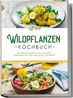 Wildpflanzen-Rezepte: Aromatische, abwechslungsreiche und köstliche Genussideen mit den Geschenken der Natur Bei Bärlauch, Thymian oder Holunder läuft den meisten Menschen das Wasser im Munde zusammen: Die leckeren Wildpflanzen sind längst zu Saison-Lieblingen avanciert und auch das restliche Jahr über kaum mehr aus der Küche wegzudenken. Doch abseits der berühmten Stars hat die wild wachsende Natur ebenfalls eine einzigartige Fülle an Schätzen zu bieten und wie Sie kulinarisch so richtig vom Waldspaziergang profitieren können, zeigt Ihnen dieses Kochbuch! Gesund, garantiert frei von Zusatzstoffen, grenzenlos vielfältig und dazu auch noch kostenlos: Wildpflanzen punkten mit zahlreichen Vorteilen und sorgen für das ganz besondere Extra auf dem Teller. Außerdem können Sie den langweiligen Supermarktbesuch durch einen romantischen Spaziergang ersetzen und das tolle Gefühl genießen, die köstlichen Gaben direkt von Mutter Natur einzusammeln. Und ganz nebenbei erweitern Sie Ihren botanischen und kulinarischen Horizont - Brennnessel und Bärlauch kennt jeder, aber haben Sie es schon mal mit Knopfkraut, Vogelmiere oder Spitzwegerich probiert? Die große Rezeptauswahl in diesem Buch zeigt Ihnen dann, wie Sie die unscheinbaren Aroma-Bomben zu köstlichen Speisen für jeden Anlass und Geschmack zubereiten. Ob Fleischgericht, vegane Hauptspeise oder verführerisches Dessert - hier kommt jeder auf seine Kosten und entdeckt neue Lieblingsgeschmäcker. Für Kräuterwanderungen fehlt Ihnen die Zeit? Viele Wildpflanzen bekommen Sie auch im Handel und dank der einfach nachzukochenden Schritt-für-Schritt-Rezepte stehen die Schlemmereien auch bei ungeübten Köchen im Handumdrehen auf dem Tisch. Und falls Sie danach noch Lust auf einen Beauty-Abend haben, bringen Kosmetik-Ideen aus der Wildnis Ihre Schönheit ganz einfach zum Strahlen. Frühstücks- und Brotvielfalt: Kräuter-Marmelade mit Mädesüß oder Pflanzen-Gelee mit Holunder ergeben mit Breitwegerich-Faltenbrot oder Brot mit Olivenkraut-Füllung einen würzigen Start in den Tag. Für den kleinen Hunger: Ob als Vorspeise, leichte Mahlzeit oder Snack - Ringelblumen-Blütensalat, Bärlauch-Zwiebelsuppe, 9-Kräuter-Frischkäsesuppe oder gelbe Löwenzahn-Kräuterbällchen bringen ein Stück Natur auf den Tisch. Fisch & Fleisch: Herzhaft-würzige Hauptgerichte wie Rinderbraten mit Thymian, Kerbel-Kräuterschnitzel, Löwenzahn-Thunfischsalat oder Fischfrikadellen mit Dill schöpfen in Wald und Wiese aus dem Vollen. Veggie-Leckereien: Vegetarier und Veganer genießen bei Huflattich-Kräuter-Pfannkuchen, Gundelrebe-Couscous, Rhabarber-Tempura oder Kräuterspargel mit Vogelmiere einzigartig intensive Aromen. Desserts & Drinks: In süßem Gänseblümchen-Quark, Holunder-Aroma-Pudding, wilder Giersch-Limonade oder rosa Apfelsaft mit Roter Bete zeigt die Natur sich von Ihrer verführerisch-süßen Seite. Dieses außergewöhnliche Kochbuch fängt den Geschmack der Wildnis ein und sorgt für jede Menge kulinarische Überraschungen. Darüber hinaus zeigen Ihnen Rezepte im Bonusteil, wie Sie mit Seife aus echter Kamille, Brennnessel-Green-Shampoo oder heilender Ringelblumen-Salbe die Kraft der Natur kinderleicht für Kosmetik, Pflege und Wohlbefinden nutzen können.