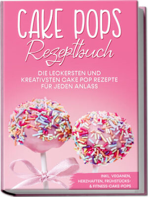 Originell, kugelrund und von keiner Party mehr wegzudenken: Rezeptvielfalt für zauberhafte Cake Pops Sie suchen noch nach einem pfiffigen Highlight für das nächste Partybuffet, das eine Abwechslung bietet von den ewig gleichen Spießen, Röllchen und Muffins? Oder würden gerne zahlreiche unterschiedliche Geschmäcker anbieten, aber eben von jedem nur einen kleinen delikaten Happen? Und da bekanntlich auch das Auge mitisst, darf die Optik gerne ganz außergewöhnlich sein? Dann überlassen Sie Cake Pops die Bühne und machen Sie die tollen Kugeln zum Star Ihres nächsten Buffets! Denn weniger ist manchmal mehr und das gilt ganz besonders für die kleinen leckeren Wunderkugeln am Stiel: Ein Bissen Spinat-Salami oder Mozzarella-Gouda, ein Häppchen Schwarzwälder Kirsch und Nougat - Cake Pop-Varianten sind eine fantastische Möglichkeit, sich kreuz und quer durch alle Geschmacksvariationen zu probieren. Und auch, wenn der Hunger mal nicht so groß ist, kommt der ansprechende Snack gerade richtig und zaubert einen kurzen Genussmoment mitten in den Alltag. Das Tollste daran: Cake Pops gibt es in allen denkbaren Varianten, ob Sie es nun süß oder pikant mögen, ob es glutenfrei oder vegan sein soll, ob die Fitnessversion oder edle Exemplare für feierliche Anlässe. Das scheint etwas kompliziert? Keine Angst, zwar erfordert die Kugelproduktion ein klein wenig Übung, aber mit den Tipps in diesem Kochbuch gelingen Ihnen rasch und einfach richtige Meisterwerke. Also Streusel raus und ran an den Teig, es gibt Cake Pops für alle! Poppiger Start in den Tag: Frühstücks-Cake Pops mit Nutella, Käse-Speck oder Frischkäse-Paprika sind bei jedem Brunch ein unschlagbarer Hingucker. Süße Klassiker: Köstliche kleine Sünden für Naschfans sind etwa Mandel-Schoko-, Erdbeer- oder Oreo-Cake Pops - und wer mag, gönnt sich zwischendurch eine Kugel “mit Schuss”, zum Beispiel feine Baileys-Cake Pops. Lieber pikant? Auch hier ist die Auswahl groß, stillen Sie den kleinen Hunger beispielsweise mit Cheddar-Cranberry-, Ziegenfrischkäse- oder Paprika-Parmesan-Cake Pops! Glutenfrei, vegan, ohne Backen oder Fitness: Auch für besondere Ansprüche ist bestens gesorgt, genießen Sie zum Beispiel Weiße-Pistazie-, Mandelmilch-Banane-, Löffelbiscuit- oder Protein-Cake Pops. Besonderheiten für Feiertage: Mit Osterhasen-, Spekulatius- oder Prinzessinnen-Cake Pops wird’s lecker und festlich. Stöbern Sie durch die vielfältigen Rezepte in diesem Buch, werden Sie selbst kreativ und entdecken Sie der Reihe nach Ihre absoluten Lieblings-Pops. Ganz egal, ob Sie ein stylisches Mitbringsel zum Kaffee suchen, dem nächste Party-Buffet das gewisse Etwas einhauchen wollen oder einfach nur Ihre Lieben mit etwas Besonderem überraschen - hier finden Sie Cake Pops für wirklich jeden Anlass!