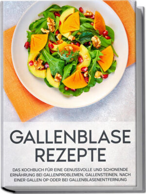 Kochen für die Gallenblase: Abwechslungsreiche und leckere Rezepte für die optimale Ernährung bei Gallenproblemen und nach einer Gallenstein- oder Gallenblasenentfernung Diagnose „Gallenprobleme“ - oft ein Schock. Schließlich bedeutet das nicht nur körperliche Beschwerden und möglicherweise eine Operation, vielen Betroffenen schwant Übles für die Zukunft: Strikte Speisevorgaben und ein Ende von Genuss, Geschmack und Schlemmerei. Da ist es höchste Zeit für eine gute Nachricht: Das muss nicht sein! Denn auch mit Gallenproblemen können Sie sich vielfältig und köstlich ernähren und damit ganz nebenbei Ihrem Körper noch einen Riesengefallen tun. Wie das klappt, zeigt Ihnen die große Rezeptauswahl in diesem Buch. Die Gallenblase spielt eine unersetzliche Rolle bei zahlreichen Verdauungsvorgängen - offensichtlich, dass die Nahrung einen großen Einfluss auf die Gesundheit des Organs haben kann. Und auch für die Entlastung des Körpers nach einer Operation haben Sie damit ein mächtiges Werkzeug für Ihr eigenes Wohlbefinden in der Hand: Nämlich eine Ernährung, die dem geschädigten Organ optimal entgegenkommt. Und die kann so richtig lecker sein, denn absolute Tabus kennt sie kaum und setzt hingegen auf gesunde und abwechslungsreiche Speisen, die Abwechslung und Geschmack auf den Teller bringen. Worauf es dabei ankommt, was besonders empfehlenswert ist und wovon Sie besser (erstmal) die Finger lassen, das erfahren Sie nun in diesem Rezeptbuch. Zahlreiche Rezepte für Frühstück, Suppen, Salate, Hauptspeisen und sogar Desserts erleichtern Ihnen die Umgewöhnung und sorgen für eine Ernährung, die dauerhaft gesund und genussvoll zugleich ist. Sie fürchten, das ist kompliziert? Keine Sorge! Sie brauchen weder Fachwissen noch Kocherfahrung, um mit den kinderleichten Rezepten zielgerichtet für Ihre Gallengesundheit zu kochen und zu genießen. Teepause, Übergang, Aufbaukost: Tasten Sie sich von Milchsuppe über Beerenquark bis hin zu kleinen Genüssen wie Kürbissuppe, Bulgursalat und Vanillepudding auf Rhabarber langsam zurück in die kulinarische Welt. Suppen, Salate & Kleinigkeiten: Setzen Sie anschließend bei Ihrer neuen Normalkost auf Leckereien wie leichten Pichelsteiner Eintopf, Tomaten-Zucchini-Salat oder Hirseomelett. Mit Fisch oder vegetarisch: Ob Gemüsebolognese, Vollkornpasta mit Pilzrahmsauce oder gegartes Kabeljaufilet - hier stehen die Zeichen auf Genuss statt Verzicht. Herzhaftes mit Fleisch: Mit Gulasch vom Kalb, Reisfleisch oder Schweineschnitzelrollen wird’s lecker, deftig und rundum sättigend. Süße Genüsse: Bei Heidelbeer-Pfannkuchen, süßem Fruchtrisotto oder Milchreis mit Erdbeergrütze kommen auch Naschkatzen voll auf ihre Kosten. Mit der köstlichen Rezeptvielfalt bringen Sie Gesundheit und Geschmack ganz einfach unter einen Hut und entdecken, welche vielfältigen Ernährungsmöglichkeiten Ihnen offenstehen. Dank der detaillierten Ernährungspläne im Zusatzteil wird der Einstieg zum Kinderspiel und Sie schlemmen sich in kürzester Zeit zur gesündesten Version Ihrer Selbst.