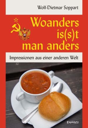 Siegen lernen! Von der Sowjetunion siegen lernen. Das Angebot zu einem zehnmonatigen Zusatzstudium in der Sowjetunion nahm Wolf-Dietmar Soppart 1974 dankend an. Zehn Monate, die tiefgehende Veränderungen in seinem Leben zur Folge hatten. Er fand keine Übermenschen, aber Menschen mit ihren Sorgen, Nöten und Idealen. Und er fand die Frau seines Lebens. Sopparts Impressionen aus einer anderen Welt geben einen Einblick über 45 Jahre im Sowjetland und in postsowjetischen Ländern. Nach dem Zerfall der Sowjetunion erlebt er hautnah den politischen, ökonomischen und sozialen Wandel. Die Welt der Sowjetmenschen wurde im wahrsten Sinne umgekrempelt. Die Impressionen des Autors bieten einen anschaulichen und sehr lebendigen Einblick.