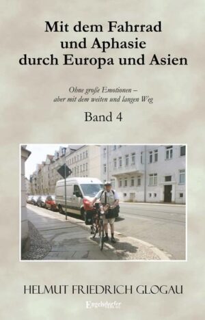 Nach einem schweren Schlaganfall und der teilweisen Beraubung der Sprache nimmt Helmut Glogau sein zweites Leben in die Hand und geht auf Fahrrad-Reisen. So hat er schon 40 Länder erkundet. Mit Strandmuschel, Schlafsack und Isomatte nächtigte er zumeist bei Wind und Wetter in freier Natur, denn er muss die knappe Kasse berücksichtigen. Unverzagt. Zum Schluss hatte er sogar ein Zelt. Dies ist der vierte Band der Buchreihe. Den Leser erwarten Reiseberichte, die mit ihren unverwechselbaren Formulierungskünsten jeden auf eine Reise durch Europa bis nach Asien einladen. Die Reisen finden überwiegend mit dem Fahrrad, manchmal aber auch mit dem Schiff, dem Flugzeug und leider auch mit der Bahn und dem Bus statt. Auch in diesem Buch nimmt der Autor den Leser wieder mit in seine Gedankenwelt und lädt ihn zur Auseinandersetzung mit seinem zweiten Leben ein.