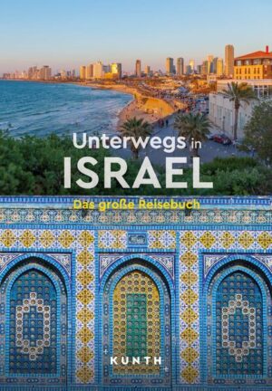 Israel bereisen heißt: Eintauchen in das quirlige Tel Aviv, den Lifestyle zwischen Sandstrand und Großstadt entdecken, sich an bildschönen Stränden sonnen, die einzigartige Architektur der Jahrhunderte bestaunen, Spiritualität und Weltgeschichte erleben. Die reiche Geschichte des Staates Israel trifft auf pure Lebensfreude. Bedeutende Orte wie beispielsweise der See Genezareth, die Felsenfestung Massada, die heilige Stadt Jerusalem oder die schier endlosen Weiten der Negev-Wüste warten darauf, erkundet zu werden. Der KUNTH-Bildband »Unterwegs in Israel« ist der bildstarke Begleiter einer Reise in dieses vielfältige und kontrastreiche Land an der Ostküste des Mittelmeeres. + Wissenswertes über Kultur und Natur + Mit praktischen Reisetipps und Hintergrundinformationen + Detaillierter Reiseatlas und Tourenkarten