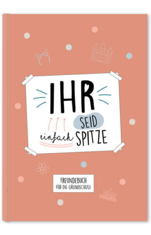 Ihr seid einfach spitze - und du bist es natürlich auch! Die Schulzeit ist eine aufregende Zeit und es gibt viel zu erleben. Mach mit uns die Welt richtig bunt und versammle alle deine Freunde in diesem einzigartigen Freundebuch. Hier gibt es viel Platz für Bilder, großartige Kunstwerke und tolle Sprüche. Und nicht nur das! Damit du auch keinen Geburtstag deiner Freunde vergisst, haben wir dir einen Geburtstagskalender mit reingepackt. Du wolltest schon immer wissen, ob deine Freunde schon mal etwas kaputt gemacht oder die Hausaufgaben vergessen haben? Kein Problem, auf unserer Hast- du- schon- mal- Seite findest du es heraus! Dieses Buch bietet Platz für insgesamt 34 deiner besten Freunde und mit unseren unterschiedlich gestalteten Freundeseiten wird dir beim Durchblättern bestimmt nicht langweilig. Na dann, Superkraft ausgesucht und losgekritzelt!