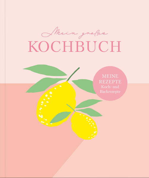 Deine Lieblingsrezepte Hochwertiges Rezeptbuch mit edlem Design zum Selberschreiben für alle Gourmets und Hobbyköche. „Mein großes Kochbuch“ ist deine Rezeptsammlung, damit du immer alle deine Lieblingsgerichte parat hast und ganze Menüs planen kannst, um dich und deine Liebsten kulinarisch zu verwöhnen. Mit übersichtlichem Register Du hast nicht nur ein übersichtliches Register inkl. Kategorien, in dem du alle deine Rezepte eintragen kannst. Das kleine Koch-Alphabet, die Weinkunde und Tipps zum richtigen Tisch eindecken helfen dir auf die Sprünge, falls du mal die ein oder andere Info nachschlagen möchtest. Viel Platz für deine Rezepte und Menüplanung Für jedes deiner Rezepte hast du eine Doppelseite, um alle Zutaten und Zubereitungsschritte aufzuschreiben. Auf den insgesamt 188 Seiten findest du Platz für 60 Rezepte und zusätzlich 20 Menüs für bis zu 8 Gänge inkl. Weinbegleitung. Produktdetails: - Großes Rezeptbuch mit stabilem Hardcover - Größe: 210 x 250 mm - 188 Seiten - Innenseiten bestehen aus hochwertigem 115g Papier - 3 praktische Lesebänder in 3 verschiedenen Farben - Platz für 60 Rezepte (je 1 Doppelseite) - Platz für 20 Menüs (je 1 Doppelseite) - Zusätzliche Notizseiten Einprägsames und unverwechselbares Design von Stay Inspired! by Lisa Wirth.