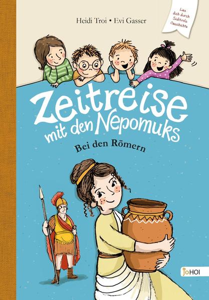 Die vier Nepomuk-Kinder haben von ihrer ersten Zeitreise ein Wachstäfelchen mitgebracht, das sie nun in die Zeit der Römer bringen könnte, wenn ... ja, wenn Theresia, die Älteste und Vernünftigste von ihnen, nicht so dagegen wäre, dass die vier sich noch einmal auf so ein gefährliches Abenteuer einlassen. Doch Theresia kann überzeugt werden und so reisen die vier Nepomuks in die Vergangenheit - diesmal in die Zeit der Römer und bestehen dort ein weiteres spannendes Abenteuer. "Zeitreise mit den Nepomuks - Bei den Römern ist der zweite Band einer Reihe, mit der junge Leser*innen ab 8 Jahren in Gedanken die (Südtiroler) Geschichte bereisen können. Der Abenteuerroman wird durch kindgerechtes Fachwissen über die Römer ergänzt. Dazu erfahren die Leser*innen, wo sie in Südtirol Spuren der Römer finden können.