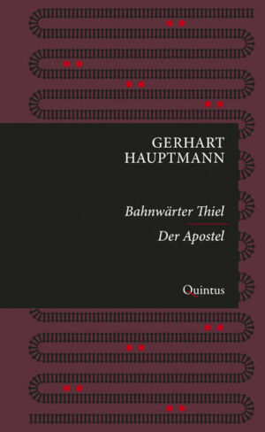 Der neue Band der Erkneraner Ausgabe enthält zwei Erzählungen aus Gerhart Hauptmanns früher Schaffenszeit, die einen unmittelbaren Bezug zu seinem Aufenthalt in Erkner haben. Bahnwärter Thiel wurde erstmals 1888 veröffentlicht. Begeisterte Leserzuschriften zeigen, dass diese Novelle eine ungewöhnliche literarische Leistung war. Man habe seit Zola keine bessere Novelle in Deutschland gelesen. Hauptmanns starke Symbolik weist auf das Industriezeitalter hin und zeigt auf, wie es die Menschen verändert. Der Apostel von 1890 beschreibt hingegen einen gesellschaftlichen Aussteiger, der sich für Jesus’ Nachfolger hält und als Wanderprediger die Menschheit zum friedlichen Zusammenleben aller Kreaturen zu bekehren versucht. Mit dieser kleinen Erzählung verweist Hauptmann schon thematisch auf seinen Roman Der Narr in Christo Emanuel Quint (1910). In den vier Jahren in Erkner arbeitete Hauptmann an seinen Jesus- Studien, die ihn zur literarischen Figur des Apostels führten.