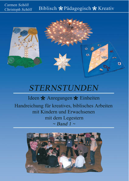 In diesem Handbuchb geben die Autoren verschiedenste ausgereifte und in der Praxis mit Kindern und Erwachsenen, kleinen und großen Gruppen erprobte Anregungen an die Hand. Diese laden buchstäblich dazu ein, mit dem Legestern biblisch, pädagogisch und kreativ mit verschiedensten Altersgruppen tätig zu werden-und Sternstunden zu erleben. Der Legestern ist als non-book-Material bei didactus erhältlich.