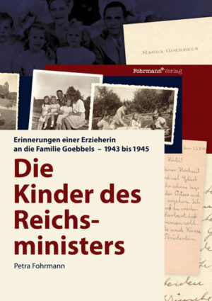 Käthe Hübner (geb. 1920) war in den letzten Kriegsjahren von 1943-1945 Erzieherin der drei ältesten Goebbels-Kinder Helga, Hilde und Helmut. Sie ist einer der wenigen Zeitzeugen, die uns einen Einblick in das private Umfeld der Familie Goebbels geben können. Dies tut sie erstmals in diesem Buch mit Hilfe ihrer Erinnerungen an eine Zeit, die sechzig Jahre zurückliegt. Ihre persönlichen Fotos und Briefe von Magda Goebbels und ihren sechs Kindern sind dabei einmalige Dokumente, die hier erstmals veröffentlicht werden.