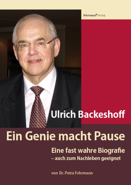 Biografie: Ulrich Backeshoff sagt, dass sein Leben aus Geschichten besteht. Er hat die Arbeitswelt revolutioniert, den Handball professionalisiert und Dinge realisiert, die niemand für möglich hielt. An seinem 65sten Geburtstag zieht er Bilanz: 52 Jahre gearbeitet, Millionen verdient, Millionen verloren. Zwei zauberhafte Töchter im Alter von über dreißig und drei Jahren. Seine zweite Frau Bernadette Veronica Febriyanti meint, dass der Titel seiner Biografie gemessen an dem, was ihr Mann im Leben gemeistert hat, stark untertrieben ist.Ein Genie macht Pause, aber sicher nicht sehr lange!