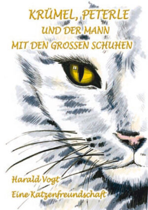 In diesem Buch bringt der Autor die Liebe zu seinem Kater Krümel zum Ausdruck. Eigentlich sollte es nur eine kleine Geschichte für seine Enkelkinder werden doch irgendwie inspirierte ihn sein Katerchen, doch etwas ausführlicher zu schreiben. So läßt der Autor eine Freundschaft zwischen dem kleinen Peter und dem Kätzchen entstehen. Wie sich der Kriminalfall mit dem "Mann mit den großen Schuhen" aufklärt, kurzum wie die Liebe zu einem Tier einen Menschen verändern kann. Als der Autor das Manuskript zu diesem Buch druckreif hatte, war er plötzlich der Überzeugung nicht er hatte das Buch geschrieben, sondern sein Kater Krümel. Ein Buch für Katzenliebhaber, welches zum nachdenken anregen soll. Nicht zu unterschätzen sind die liebevoll gemalten Bilder des Kater Krümel.