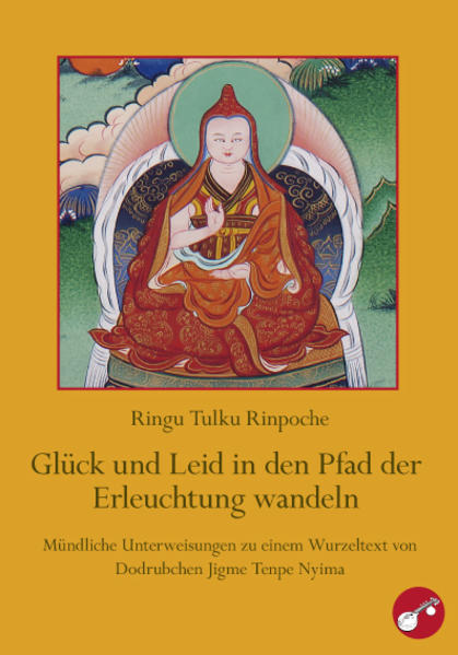 Mündliche Unterweisungen zu einem Wurzeltext von Dodrubchen Jigme Tenpe NyimaRingu Tulku Rinpoche kommentiert den berühmten tibetischen Text „Glück und Leiden in den Pfad zur Erleuchtung wandeln“ von Dodrupchen Jigme Tenpe Nyima Der berühmte und mehrfach kommentierte tibetische Text von Glück und Leiden in den Pfad zur Erleuchtung wandeln wurde auf der Basis einer neueren Übersetzung von Adam Pearcey für Lotsawa 2006 im Jahr 2012 neu ins Deutsche übertragen und von Karin Behrendt für Rigpa-Übersetzungen durchgesehen. Ringu Tulku Rinpoche ist ein buddhistischer Meister der Karma-Kagyü- und Nyingma-Schulen Tibets. Seine wichtigsten Lehrer sind Seine Heiligkeit Gyalwa Karmapa und Seine Heiligkeit Dilgo Khyentse Rinpoche. Rinpoche hat am Namgyal Institut für Tibetologie in Sikkim studiert und an der Sampurnananda Übersetzt von Universität in Varanasi den Titel eines Doktors der Philosophie (Skr. Acharya) erhalten. Seit 1990 besuchtRingu Tulku Rinpoche Europa, lehrt in buddhistischen Zentren und fördert seit vielen Jahren den interreligiösen Dialog.Ringu Tulku Rinpoche ist der geistige Leiter von Bodhicharya International, einem Netzwerk von Menschen, die den Buddhismus studieren und praktizieren, und der Ehrenvorsitzende von Bodhicharya Deutschland e.V.