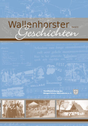 Bürger aus Wallenhorster Ortsteilen erzählen... Wussten Sie, dass Hollage vor gut 200 Jahren ein Ort an der innerdeutschen Grenze war und wie es dazu kam, dass die Wallenhorster Klib seit 1968 wieder alljährlich im Zentrum stattfindet? Aufklärung dazu und zu vielen anderen Fragen bietet dieser dritte Band der "Wallenhorster Geschichten". Erneut ist es gelungen, Lesenswertes rund um die Gemeinde Wallenhorst zusammenzutragen. Dazu zählen auch Beiträge über prägende Familien und Persönlichkeiten, die auch ein Stück wertvoller Ortsgeschichte sind. So erinnert ein Beitrag an Bürgermeister August Schawe aus Rulle oder den Hörnschen Hof - die Wiege aller Hörnschemeyers. Auch wird der Leser und Leserinnen und Bürger. Sie erzählen mit ihren eigenen Worten persönliche Geschichten. Gute Beispiele sind hier ein Beitrag über den Hausbau zwischen 1959 bis 1962 in Hollage sowie die Entscheidung, nach Rulle umzuziehen. Nicht zuletzt gibt es mit dem Blick in das Tagebucheines Frontsoldaten auch einen Einblick in dunklere Seiten der Geschichte. Die mit viel Herzblut gelungene Aufbereitung der Themen macht die "Wallenhorster Geschichten" zu einer interessanten Lektüre, die wertvolle Einblicke in erlebte Ortsgeschichte bietet. Auch diese Ausgabe der "Wallenhorster Geschichten" sorgt für Spannung und bereitet wieder viel Freude beim Lesen. Klaus Hilkmann, Journalist