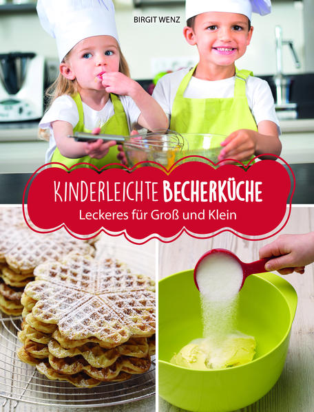 Kinderleichte Becherküche - Leckeres für Groß und Klein Kinder lieben es selbst zu Backen und lecker muss es sein. Von süß bis herzhaft ist alles mit dabei in der "Kinderleichten Becherküche - Leckeres für Groß und Klein". Ob Cupcakes oder Pizza, Waffeln und Amerikaner - all dies können Kinder ab 4 Jahren nahezu selbstständig backen. Und wer sich an den Nuss-Nougat Kuchen wagt, um den ist es geschehen - ihr Kind wird ihn lieben. Das Prinzip 500 g Mehl und 100 g Zucker abwiegen? Das geht ganz einfach mit „Kinderleichte Becherküche“. Mit den unterschiedlich großen und farbigen Bechern gelingt es Kindern selbstständig, die Zutaten abzumessen und einen Teig herzustellen. In einer übersichtlichen und klar strukturierten Bild-für-Bild-Anleitung wird jeder einzelne Schritt dargestellt. Mit der neuen Becherküchentechnik ist es Kindern, nahezu eigenständig verschiedene Kuchen zu backen. So werden Eigenständigkeit und Selbstbewusstsein des Kindes gestärkt. Erleben Sie selbst, wie Kinder stolz ihre selbst gemachten Kuchenklassiker präsentieren! Inhalt: 5 kindgerechte Rezepte • Cupcakes • Amerikaner • Nuss-Nougat Kuchen • • Waffeln • Pizza Gesichter•