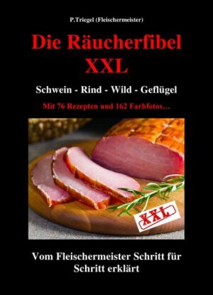 Stell Deinen eigenen schmackhaften und aromatischen Schinken aus Schwein, Rind, Wild, Lamm oder Geflügel her. In diesem Buch erklärt die Fleischermeisterin Peggy Triegel interessierten Hobbymetzgern und Laien Schritt für Schritt die Herstellung traditioneller und moderner Schinken. Dabei erläutert sie, eingehend, wie mit wenig Arbeitszubehör und minimalen Zeitaufwand ein perfektes Ergebnis erzielt wird, geht detailliert auf die Auswahl des Materials und der Gewürze ein und verrät ihre ganz persönlichen Kniffe und Tricks beim Pökeln und Räuchern. Schinken selber machen, mit diesem Buch kein Problem.