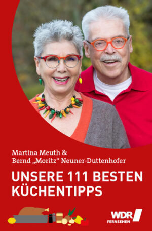 Mit diesem Buch werden Martina Meuth und Bernd „Moritz“ Neuner-Duttenhofer, ihrem Ruf als Top-Küchenexperten einmal mehr gerecht. Mit „Unsere 111 besten Küchentipps“ legen die Journalisten und TV-Köche einen Ratgeber vor, der Koch-Einsteigern wertvolle Basics vermittelt und selbst Profis noch manchen wertvollen Kniff verrät. Die Themen reichen vom Einkauf von Lebensmitteln und der Vor- und Zubereitung über Küchentechnik bis hin zum sinnvollen Umgang mit Resten oder Vorratshaltung. Wie entlocke ich einer Limette noch den letzten Tropfen? Wie finde ich das richtige Messer und wie habe ich lange Freude dran? Was macht die Mehlbutter so vielseitig? Wie kann ich „Küchenabfälle“ sinnvoll verwerten? All dies und vieles mehr verrät dieser Ratgeber. Alle Tipps & Tricks selbst erprobt Über 50.000 Rezepte haben Martina & Moritz veröffentlicht und zuvor selbst ausprobiert. Viele dieser Tipps und Tricks wurden im Laufe der Jahre modifiziert, modernisiert und immer wieder auf den Prüfstand gestellt. Dabei sind ihnen viele Dinge aufgefallen, die Hobbyköche interessieren. Die beiden Kultköche haben daraus eine Auswahl an Tipps zusammengestellt, die sie in ihren Kochkursen gemeinsam mit ihren Schülern getestet haben. Nur die besten Tricks haben es in diesen Ratgeber geschafft.