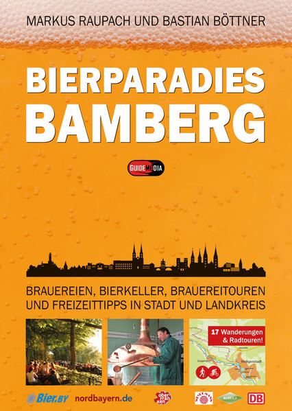 Das Bamberger Land ist nicht nur ein Paradies für die Freunde der heimischen Biere. Auch die Wanderungen, Radwege, Freizeitmöglichkeiten und natürlich die wildromantischen Bierkeller rund um die 68 hiesigen Brauereien suchen weltweit ihresgleichen. Im ihrem neusten Werk präsentieren die Bamberger Autoren Bastian Böttner und Markus Raupach dies alles in einem neuem Gewand vereint. Noch nie wurde die Kombination aus Bier- und Freizeitkultur in Stadt und Landkreis Bamberg so authentisch und erlebbar dargestellt. Ein Buch, mit dem man sehr guten Gewissens auch Ausflüge für die ganze Familie planen kann - mit 17 exklusiven Wanderungen und Radtouren!