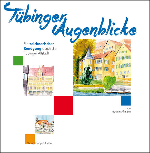 Das erste Buch im Verlag Laupp & Göbel heißt »Tübinger Augenblicke. Ein zeichnerischer Rundgang durch die Tübinger Altstadt« von Joachim Aßmann. Pünktlich zum Sommeranfang mit seinen Besucherscharen in Tübingen erscheint der Augenschmaus für Liebhaber und Liebhaberinnen der Tübinger Altstadt. 96 Seiten voller Aquarelle und Gouachen des Künstlers Joachim Aßmann, mit der Heidelberger 5-Farben auf schönem schweren Offsetpapier gedruckt, ein schönes Mitnehmsel für jeden Touristen, ein unbedingtes Mitbringsel für alle, die Tübingen lieben.