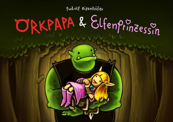 Der Orkpapa staunt nicht schlecht, als sein kleiner Sohn eine neue Spielkameradin mit nach Hause bringt: ausgerechnet eine Elfenprinzessin! Keine Frage, die Elfe muss zurück in den Wald. Der kleine Ork, sein Papa und das Elfenmädchen machen sich auf die abenteuerliche Reise und entdecken dabei, ein großes Geheimnis des Elfenkönigs. Nach „Mein Papa ist ein Ork“ und „Mein bester Freund ist ein Goblin“, ist dies der lang erwartete dritte Band von Rudolf Eizenhöfers Erfolgsreihe, über Orkpapa und Sohn. Mit viel Humor und Liebe zeichnet der Frankfurter Illustrator eine phantastische Welt aus Sicht der beiden Orks. Ein Bilderbuch für große und kleine Leser, Orks, Goblins, Trolle und zum ersten Mal auch: Elfen.