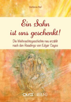 „Josef fuhr aus dem Schlaf auf und blickte sich verwirrt um. Grillen zirpten. Irgendwo raschelte ein kleines Tier im Unterholz. Wo war er? Ja natürlich, im Wald. Der Traum - deutlich stand er ihm vor Augen. Das Paradies … der kleine Junge … die flehenden Augen … war das der kommende Messias gewesen? Sein Sohn? Noch immer spürte er die Freude, die Liebe aus dem Traum, sah das Lächeln des Jungen … aber war es vielleicht doch nur ein Trugbild gewesen? Sollte sein ganzer Lebensplan wirklich zunichte gemacht werden?“ Basierend auf den Trance-Botschaften des bekannten amerikanischen Sehers und Mystikers Edgar Cayce entführt dieses konfessionsübergreifende Buch seine Leser in das Israel der Wende zum Fische-Zeitalter und gibt Antwort auf viele Fragen, die in der Bibel unbeantwortet bleiben. Wer waren die Ess?ner? Welche Rolle spielten sie bei den Ereignissen rund um die Geburt von Jesus von Nazareth? Wie lernten sich Maria und Josef kennen? Was hat es mit der unbefleckten Empfängnis auf sich? Warum war in der Herberge kein Platz mehr frei? Uvm. Liebevoll gestaltet mit Aquarellen der Künstlerin Barbara Maria Piel lädt das Buch dazu ein, tiefer in das Mysterium der Menschwerdung dessen einzutauchen, der zum Christus werden sollte.