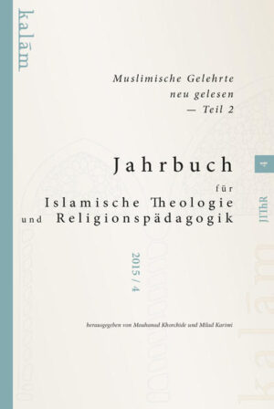 Aufgrund der starken Resonanz auf den Titel „Jahrbuch für Islamische Theologie und Religionspädagogik. Muslimische Gelehrte neu gelesen“, widmet sich eine weitere Ausgabe eindrucksvollen muslimischen Gelehrtenbiografien. Wieder werden eine Reihe in ihren Verdiensten bisher womöglich verkannte muslimische Gelehrte vorgestellt und originelle Merkmale ihrer Lehren und ihres Wirkens dargestellt.