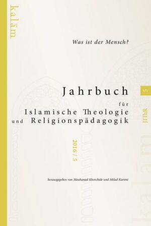 Der fünfte Band des Jahrbuchs für islamische Theologie und Religionspädagogik widmet sich der Frage nach dem Menschen und wie dieser im 21. Jahrhundert, im Schatten der wissenschaftlichen Erkenntnisse, als religiöses Wesen und Geschöpf Gottes gedacht werden kann. Hierbei ergibt sich eine Vielfalt von Fragestellungen aus den Bereichen der Humanwissenschaften, wie der Biologie, den Neurowissenschaften, der Psychologie, den Sprachwissenschaften, aber auch der Ethnologie, Geschichtswissenschaft und Soziologie. Sie alle befassen sich auf ihre ganz spezielle Weise mit der Frage nach dem Wesen des Menschen und können der Philosophie und Theologie neue Denkanstöße und Fragestellungen aufzeigen.