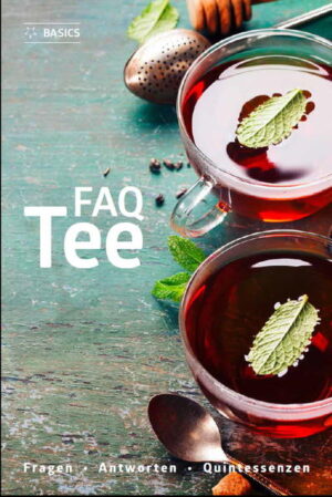 Tee ist derzeit einer der hippen Getränketrends schlechthin und ebenfalls einem starken, positiven Imagewandel unterzogen. Eine Pflanze, sechs Tee-Typen: Die Teepflanze (Camellia sinensis) kommt bei uns als Schwarzer, Grüner, Oolong, Gelber, Weißer oder Dunkler Tee auf den Markt. Und eben davon handelt das Nachschlagewerk FAQ TEE Basics. Das Buch ist für alle Einsteiger in den Teebereich gedacht bzw. für Tee-Interessierte, die einfach ihr Tee-Wissen erweitern möchten. Das „FAQ“ steht für Fragen, Antworten und Quintessenzen, aber natürlich auch für die „meist gestellten Fragen“ und gibt so in prägnanter Form kurz und bündig Antwort auf jede wissenswerte Frage rund um den Tee. Alle Tee-Interessierte erhalten in sieben Kapiteln - „untermalt“ von zahlreichen erklärenden Fotos - anschaulich Einblick in das Grundwissen über Tee, von Begriffserklärungen, über die Pflanze, Anbau und Aufbereitung bis hin zur sachgerechten Zubereitung vor Ort. Spezielle Informationen über BIO-Anbau, Wasser, Zutaten, Einkauf, Lagerung oder Wirkung von Tee führen zu einem vielfältigen und abwechslungsreichen Lesevergnügen. Neben dem hoch informativen Inhalt räumt FAQ TEE Basics mit Irrtümern, Mythen und Halbwahrheiten über Tee auf und ist letztendlich durch ein ausführliches Glossar auch noch das Nachschlagewerk für das schnelle Tee-Wissen!