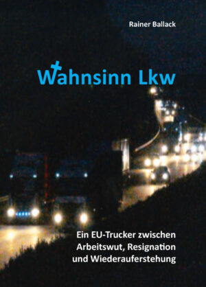 „Hömma, wenn ich einen richtig hohen Lottogewinn habe, kaufe ich mir einen Lkw vom Allerfeinsten. Den stelle ich dann vor meine Haustür und pisse ihn jeden Morgen an.“ Der Trucker ist das letzte Glied in einer langen Kette von Verantwortlichkeiten im System Transportwesen und Logistik. Der Autor war seit den achtziger Jahren Teil dieses Systems, bis sein Körper nicht mehr mitmachte und ihn ein Augeninfarkt aus seinem ersten Leben riss. Er arbeitete bis zu seiner Erkrankung im Jahre 2010 in Rotterdam und lebte am Niederrhein. In diesem Buch beschreibt er, wie der Wahnsinn Lkw im Übersee-Containergeschäft funktioniert. Welche Spuren der tägliche Kampf mit Disponenten, Zoll, Polizei und dem BAG hinterlässt. Wie der massive Zeitdruck an dem Menschen hinter dem Lenkrad zehrt. Wer verdient wirklich Geld? Es ist ein Buch, das auf schockierende Weise zeigt, dass Fernfahrer-Romantik und Trucker-Sein zwei völlig unterschiedliche Dinge sind, die nichts mit einander zu tun haben. Es sind Schilderungen eines Fernfahrers, die es so auf dem deutschsprachigen Büchermarkt noch nicht gab. Mit bisher unveröffentlichten Stasi-Fotos werden die Transit-Schikanen auf dem Gebiet der ehemaligen DDR, vor allem zwischen West-Berlin und dem Alt-Bundesgebiet, wieder lebendig.