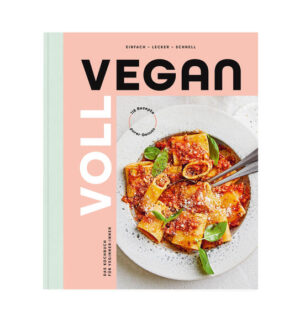 Ob für Vollzeit-Veganer:innen oder Flexitarier:innen, absolute Beginner:innen oder Kochprofis: „Voll vegan – Das Kochbuch“ ist prall gefüllt mit Rezeptideen auf Pflanzenbasis. Wie unglaublich lecker das schmeckt, beweisen unsere köstlichen Gerichte für jeden Tag. Hier treffen originelle Kreationen wie die Nicecream mit Brownie und der Carrot-Dog auf Klassiker wie Döner im Fladenbrot, Nudelsalat und Blumenkohl-Bolognese. Schnell, abwechslungsreich und unkompliziert zubereitet – so geht vegane Küche heute.