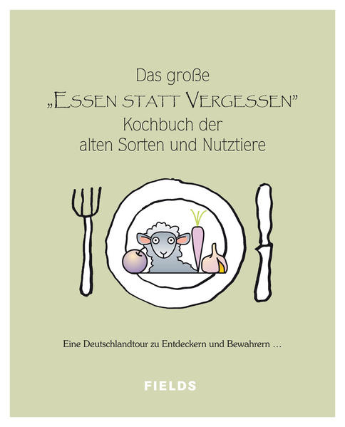 „Das große ‚Essen statt vergessen’ Kochbuch der alten Sorten und Nutztiere“ ist ein Buchprojekt, das seine Leser auf eine Entdeckungstour durch Deutschland mitnimmt. An 40 Orten werden Menschen besucht, die sich in ihren Restaurantküchen und auf ihren Höfen für den Erhalt alter Sorten und Nutztierrassen stark machen. Die Botschaft von „Essen statt vergessen“ ist denkbar einfach: Viele selten gewordene Kulturpflanzen und Nutztierrassen sollten wir lieber essen, um sie nicht zu vergessen und damit nach und nach aussterben zu lassen. Denn alte Sorten schmecken gut, bewahren die biologische Vielfalt und fördern die Nachhaltigkeit. Doch wer weiß noch, wie Haferwurzeln schmecken, was das Besondere am Angler Sattelschwein oder der Heidschnucke ist, wo Filderkraut angeboten wird und wie Teltower Rübchen am besten zubereitet werden? Das „Essen statt vergessen“-Kochbuch, das als kulinarischer Reise- und Rezeptführer aufgebaut ist, gibt Antworten auf diese und weitere Fragen zu den präsentierten Sorten und Rassen. Auf 300 Seiten werden die besonderen Sorten in verschiedenen Regionen Deutschlands „aufgespürt“ und die Menschen, die mit ihnen arbeiten, vorgestellt. Neben den Rezepten, die teils kreativ-modern, teils traditionell bodenständig sind, gibt es Hintergrundinformationen zu den verwendeten Produkten, ihren geschmacklichen Besonderheiten sowie zu den regionalen und kulturgeschichtlichen Aspekten ihrer Herkunft und ihres Vorkommens. Bezugsadressen von Produzenten liefern einen Anreiz, die alten Sorten in der eigenen Küche zu verwenden oder sie in den Restaurants der Region zu kosten. Darüber hinaus regen Anbautipps die Leser an, schwer zu beschaffende Sorten selbst anzupflanzen. Bestellen: Das Kochbuch kann zu einem Preis von 29,90 Euro zzgl. Versandkosten über info@fields.de direkt bestellt werden.