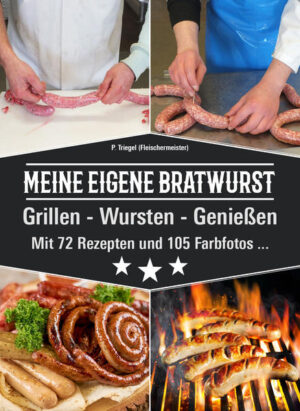 Knackig - Deftig - Einfach lecker In diesem Buch erklärt die Fleischermeisterin Peggy Triegel interessierten Hobbymetzgern und Laien Schritt für Schritt die Herstellung traditioneller und moderner Bratwürste für den Grill oder die Pfanne. Dabei erläutert sie, wie mit wenig Arbeitszubehör und minimalem Zeitaufwand ein perfektes Ergebnis erzielt wird, geht detailliert auf die Auswahl des Materials und der Gewürze ein und verrät ihre ganz persönlichen Kniffe und Tricks. Passend zur leckeren Bratwurst finden Sie in diesem Buch auch Rezepte für Salate und Grillsaucen. Diese Buch enthält 105 Farbfotos.