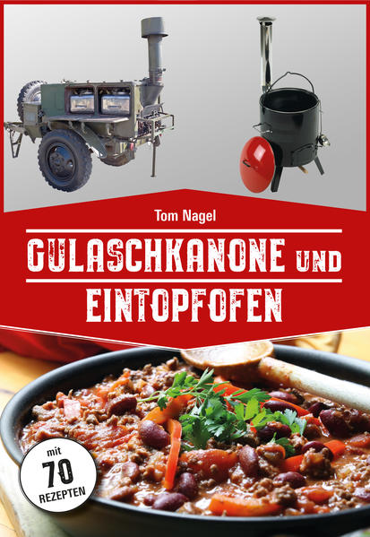 Die Gulaschkanone ist bei Veranstaltungen jeglicher Art nicht mehr wegzudenken. Deshalb überrascht es nicht, dass es immer mehr Gulaschkanonenbesitzer gibt und auch die Zahl derer zunimmt, die sich damit selbständig machen möchten. Und genau diejenigen möchte der Autor mit seinem Buch unterstützen. Gulaschkanonen-Einsteiger finden hierbei alles Wissenswerte zum Thema und Profis mit Sicherheit interessante Anregungen und außergewöhnliche Rezepte. Der große Rezeptteil enthält klassische und moderne Suppen, Eintöpfe, Gulasch- und Fleischgerichte sowie gemischte Speisen. Auch vegetarische Suppen sind dabei. Alle Rezepte sind leicht nachvollziehbar Schritt für Schritt erklärt und enthalten die genauen Zutatenangaben für jeweils 100 Portionen und 40 Portionen. Auch der Eintopfofen, als kleiner Vertreter der Gulaschkanone, erfreut sich auf Outdoor-Partys im privaten Bereich immer größerer Beliebtheit. Vom Autor erfahren Sie alles über die richtige Größe, wichtige Ausstattungsmerkmale, den sicheren Umgang und hilfreiches Zubehör. Im Rezeptteil finden Sie rustikale Eintöpfe und Suppen sowie leckere Fleisch- und Wildgerichte. Auch diese Rezepte sind natürlich anschaulich und leicht nachkochbar erklärt und enthalten die Zutatenangaben für jeweils 20 Portionen. Also, worauf warten Sie noch? Überraschen Sie doch auf der nächsten Gartenparty ihre Gäste einfach mal mit einer leckeren Mahlzeit aus dem Eintopfofen. Das Lob ihrer hungrigen Esser wird Ihnen sicher sein… Inhaltsübersicht Die Gulaschkanone Militärische Nutzung Zivile Nutzung Mit der Gulaschkanone in die Selbstständigkeit Der Eintopfofen Aufbau und Funktionsweise Hilfreiches Zubehör Die richtige Größe des Eintopfofens Worauf man beim Kauf achten sollte Der sichere Umgang mit dem Eintopfofen Rezepte für die Gulaschkanone Mainzer Karottentopf Weißer Bohneneintopf mit Kasseler Linseneintopf mit Blutwurst Thüringer Schüssel Mitternachtstopf Altberliner Erbsensuppe Kürbis-Fleisch-Eintopf, süß-sauer Kartoffelsuppe mit Bockwurst Chinakohl-Eintopf Grünkohleintopf Rheinische Pilzsuppe Deftiger Möhreneintopf Fränkische Käsesuppe Hessische Blumenkohlsuppe Schwarzwälder Gemüsetopf Deftiger Wintereintopf Grüner Bohneneintopf mit Lamm Rosenkohl-Eintopf mit Kasseler Eintopf mit Grießnocken Sächsischer Frühlingstopf Klassischer Fleischtopf Paprika- Gulaschtopf Eintopf mit Schaffleisch Deftige Gulaschsuppe Kesselgulasch Fleischsoljanka Wurstsoljanka Vegetarischer Fenchel-Eintopf Pfälzer Linsen, vegetarisch Senfsuppe, vegetarisch Cremige Maissuppe, vegetarisch Chilitopf Saubohnen mit Mettenden Chili Beef mit roten Bohnen Deftige Gehacktesstippe Hackfleisch nach Szegediner Art Pikantes Zwiebelfleisch Hähnchen-Reis-Pfanne Pfälzer Schmorkohl Jägerschnitzel Grünkohl mit Pinkel Irish Stew Kalbsgulasch nach Jägerart Gulasch mit sauren Gurken Ungarisches Rindergulasch Rezepte für den Eintopfofen Pikanter Erbseneintopf Frankfurter Linseneintopf Gemüseeintopf mit Rindfleisch Kohlsuppe mit weißen Bohnen Pfälzer Ochsenschwanz-Eintopf Ungarische Gulaschsuppe Süddeutsches Wurzelfleisch Hackfleisch-Eintopf Apfelgulasch Wurstgulasch Kalbsrahmgulasch Szegediner Gulasch Buntes Kalbsfrikassee Curry- Geschnetzeltes Mutzbraten Schweinebäckchen Aprikosenrippchen Gefüllte Schweineroulade Deftige Rinderbeinscheiben Feurige Beef Ribs Rindfleisch mit Spinatsauce Lamm in Quittensauce Lammhaxe Mykonos Hasenpfeffer Pikantes Wildschweinragout Sachwortregister Bildnachweis